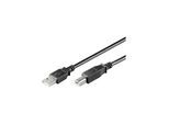 Pro USB 2.0 A/B - Schwarz - 0.25m
