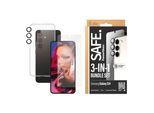 SAFE by PanzerGlass Displayschutzglas »3-in-1 Bundle Set Screen Protector, Case und Camera Lens Protector«, für Samsung Galaxy S24, Displayschutzfolie, Backcover, Lens Cover, Rundumschutz