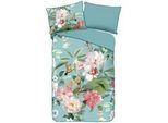Xxxl Wendebettwäsche , Multicolor , Textil , Blume , 140x200 cm , Oeko-Tex® Standard 100 , atmungsaktiv, bio , Heimtextilien, Bettwäsche & Leintücher, Bettwäsche, Wendebettwäsche