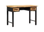 vidaXL Schreibtisch 110 x 50 x 76 cm Mangoholz Massiv