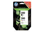 Original HP OfficeJet J 4660 (CN637EE / 300) Druckerpatrone Schwarz,Color (Cyan,Magenta,Gelb)
