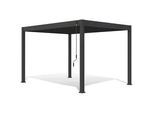 Weide Pergola , Metall , 360x255x300 cm , Gartenmöbel, Loungemöbel