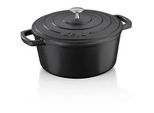 Kela Bräter , Schwarz , Metall , 4,6 l , 12 cm , Kochgeschirr, Töpfe, Bräter