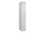 C+P Schließfachschrank Classic PLUS, 1 Abteil, 1850x300x500mm, 7035/7035 Innenhöhe Gefach oben (oberes 599 mm Front RAL 7035 Lichtgrau ; C + P Möbelsy (080000-103|S10008)