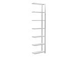 Schulte Anbauregal Steckregal MULTIplus150 3000 x 750 x 300 mm 7 Fachböden Kreuzstrebe RAL 7035 lichtgrau ; Schulte Lagertechnik (32637-75)