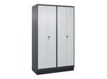 C+P PSA Doppel-Spind Classic PLUS, Sockel, 4 Abteile, 1950x1200x500mm, 7016/7035 Verschluss Sicherheits-Drehriegel ; C + P Möbelsysteme (080022-40P|S10013)
