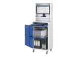Rau Computer-Schrank - Modell 65 BxTxH 650x520x1860mm (07-650-M65-MG2F.11)