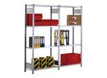 Regalwerk BERT-Standard-Lagerregal Anbaufeld HxBxT1800x875x300 mm Stecksystem verzinkt (B3-53119-30)