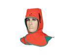 WELDAS Kopf- und Nackenschutz (23-6690Haube Stoff orange)