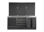 Kraftwerk Mobilo 3er Kombi Lochwand Edelstahl (3964K-BLK-006-IX)