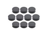 Magnetoplan Ergo-Magnete, large, Felsgrau, Pack a 10 Stück ; Soennecken (16650101)