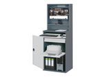 STIER Computerschrank Premium stationär BxTxH 650x520x1770 mm (906157)