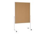 Magnetoplan Moderationstafel mit weißem Rahmen, einteilig, Kork, 1200 x 1500 mm (2111124)