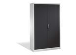 C+P Aktenschrank Acurado mit Drehtüren, 5 Ordnerhöhen, H1950xB1200xT400mm Front Schwarzgrau Korpus Lichtgrau ; C + P Möbelsysteme (9460-000|S10686)