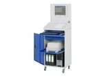 Rau Computer-Schrank 61, B650 xT520xH1895mm, mobil (07-650-M61F.11)