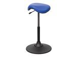 STIER Multibeweglicher Hocker mit Sattelsitz blau Sitzhöhe 510-700 mm (905714)