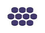 Magnetoplan Ergo-Magnete, medium, violett, Pack a 10 Stück ; Soennecken (1664011)