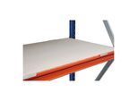 Regalwerk EMMA-Zusatzebene Holz BxT 2700x1000 mm Z-Profil 99x30 mm RAL 2004 (B7-90138-K)