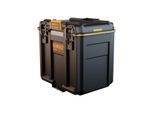 DEWALT DWST08035-1 Werkzeugbox aus Kunststoff, kompakt, ToughSystem 2.0, mit Metallverschlüssen und integriertem Dichtungsring)