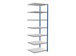 Schulte Anbauregal Steckregal MULTIplus330 3000 x 1000 x 800 mm 7 Fachböden Kreuzstrebe RAL 5010 enzianblau/verzinkt ; Schulte Lagertechnik (13987-B)