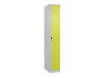 C+P Spind Classic PLUS, 1 Abteil, 1850x300x500mm, 7035/0024 Verschluss Sicherheits-DrehriegelTrennwand mittig ; C + P Möbelsysteme (080000-10F|S10021)