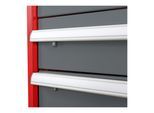 STIER Schubladenschrank mit 8 Schubladen BxTxH 700x575x1220 mm rot/anthrazitgrau (904999)