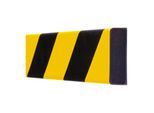 Moravia Prallschutz MORION Rechteck Flächenschutz 20 x 60 mm Länge 1000mm gelb/schwarz gebohrt (422.19.509)