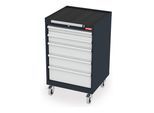 STIER Mobiler Schubladenschrank mit 5 Schubladen BxTxH 600x575x990 mm (902613)
