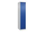 C+P Spind Classic PLUS, 1 Abteil, 1850x400x500mm, 7035/5010 Verschluss Zylinderschloss ; C + P Möbelsysteme (080000-12|S10028)