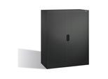 C+P Akten-Sideboard Omnispace mit Rollladen, 3 Ordnerhöhen, H1230xB1000xT420mm Schwarzgrau ; C + P Möbelsysteme (3232-00|S00002)
