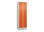 C+P Z-Spind, Classic PLUS, Sockel, 4 Fächer, 1950x600x500mm, 7035/2004 Verschluss Zylinderschloss ; C + P Möbelsysteme (080023-204|S10031)