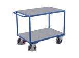 VARIOfit Schwerer Tischwagen mit 2 Zinkblechladeflächen 1.000 x 700 mm ; Cordes (sw-700.505)