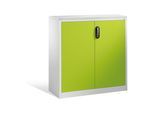 C+P Akten-Sideboard Acurado mit Drehtüren, 3 Ordnerhöhen, H1200xB1200xT400mm Front Viridingrün Korpus Lichtgrau ; C + P Möbelsysteme (9467-1200|S10239)
