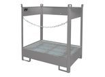 Bauer Südlohn Fass-Stapelpalette FSP-2, lackiert, Mausgrau (4442-04-0000-7005)