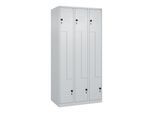 C+P Z-Spind Classic PLUS, 6 Fächer, 1850x900x500mm, 7035/7035 Verschluss Sicherheits-Drehriegel ; C + P Möbelsysteme (080003-306|S10027)