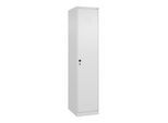 C+P Spind Classic PLUS, 1 Abteil, 1850x400x500mm, 9016/9016 Verschluss Sicherheits-DrehriegelTrennwand mittig ; C + P Möbelsysteme (080000-12F|S10011)