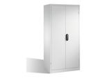 C+P Schwerlastschrank mit Drehtüren, 3 Böden und 3 Schübe, H1950xB930xT600mm Front Lichtgrau Korpus Lichtgrau ; C + P Möbelsysteme (8922-5230|S10055)