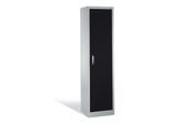 C+P Aktenschrank Acurado mit Drehtür, 5 Ordnerhöhen, H1950xB500xT400mm Front Schwarzgrau Korpus Lichtgrau ; C + P Möbelsysteme (9234-000|S10203)