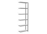Schulte Anbauregal Steckregal MULTIplus250 2500 x 750 x 300 mm 6 Fachböden Kreuzstrebe verzinkt ; Schulte Lagertechnik (12936-75)