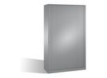 C+P Aktenschrank Asisto mit Rollladen, 5 Ordnerhöhen, H1980xB1200xT435mm Weißaluminium ; C + P Möbelsysteme (143001-000|S10005)