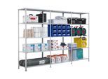 Schulte Anbauregal Schraubregal MULTIplus250 3000 x 750 x 800 mm verzinkt 7 Fachböden ; Schulte Lagertechnik (10987-75)