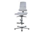 bimos Arbeitsdrehstuhl Sintec Sitz und Rückenlehne Kunststoff Gleiter Aufstiegshilfe (9811-1000)