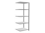 Schulte Anbauregal Steckregal MULTIplus150 2000 x 750 x 600 mm 5 Fachböden Kreuzstrebe verzinkt ; Schulte Lagertechnik (12765-75)