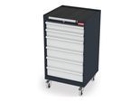 STIER Mobiler Schubladenschrank mit 6 Schubladen BxTxH 600x575x1090 mm (904030)