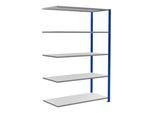 Schulte Anbauregal Steckregal MULTIplus150 2000 x 1300 x 600 mm 5 Fachböden Kreuzstrebe RAL 5010 enzianblau/verzinkt ; Schulte Lagertechnik (12765-130-B)