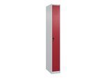 C+P Spind Classic PLUS, 1 Abteil, 1850x250x500mm, 7035/3003 Verschluss Sicherheits-Drehriegel ; C + P Möbelsysteme (080000-19|S10001)