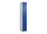 C+P Spind Classic PLUS, 1 Abteil, 1850x300x500mm, 7035/5010 Verschluss Sicherheits-Drehriegel ; C + P Möbelsysteme (080000-10|S10001)