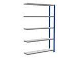 Schulte Anbauregal Steckregal MULTIplus250 2000 x 1300 x 300 mm 5 Fachböden Kreuzstrebe RAL 5010 enzianblau/verzinkt ; Schulte Lagertechnik (12935-130-B)