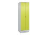 C+P PSA Doppel-Spind Classic PLUS, Sockel, 2 Abteile, 1950x600x500mm, 7035/0024 Verschluss Sicherheits-Drehriegel ; C + P Möbelsysteme (080022-20P|S10010)
