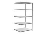 Schulte Anbauregal Steckregal MULTIplus330 2000 x 1000 x 800 mm 5 Fachböden Kreuzstrebe verzinkt ; Schulte Lagertechnik (13985)